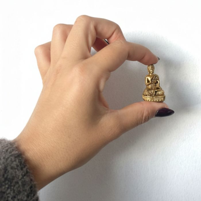 Brass Miniature Buddha – 34mm, 17g
