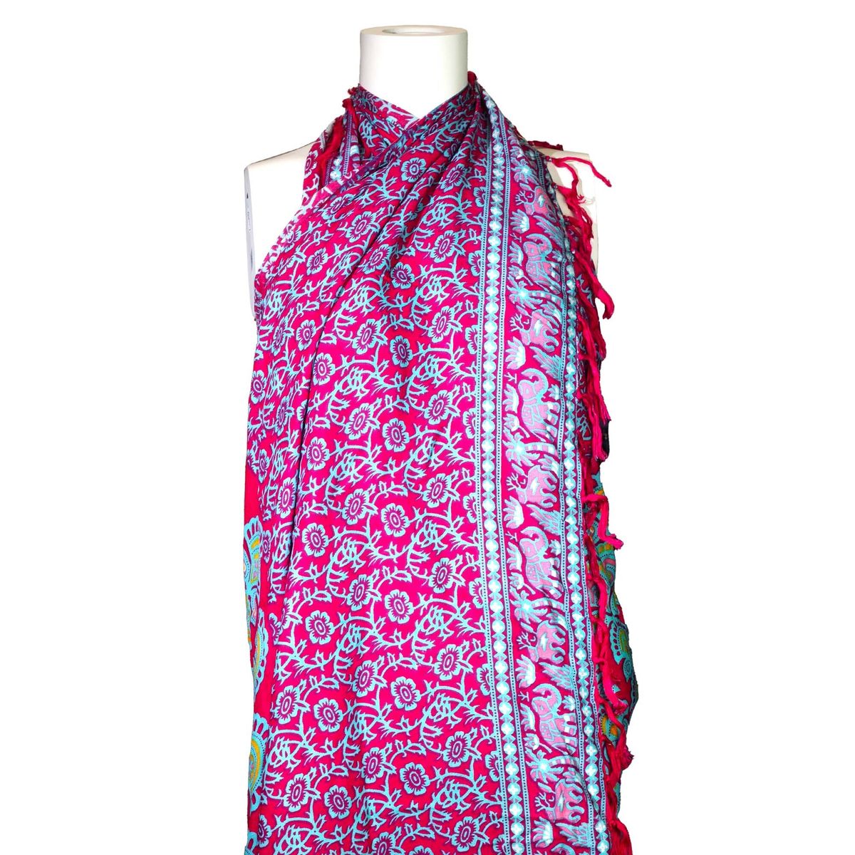 Mandala Sarong – Teal & Purple