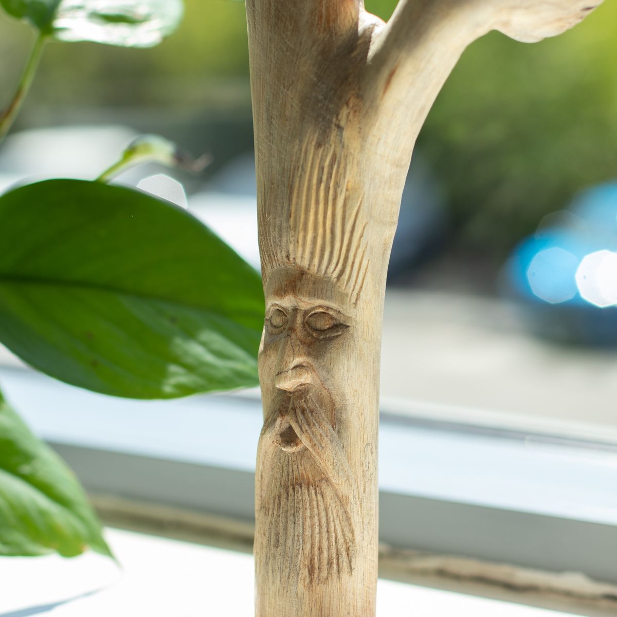 Parasite Wood Carving – Green Man