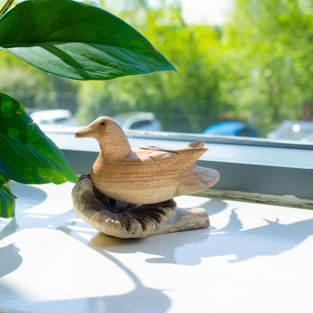 Parasite Wood Carving – Wild Duck Resting