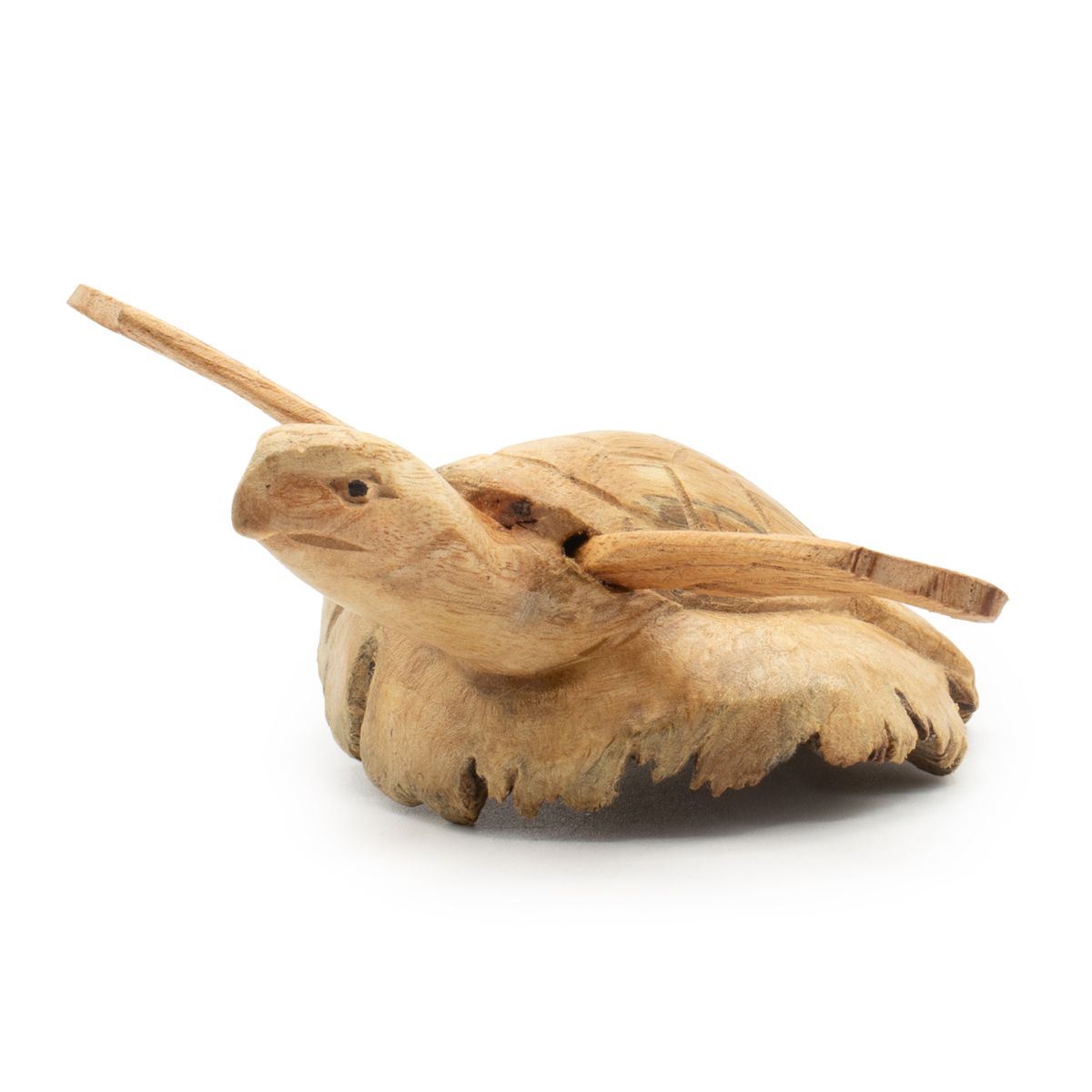 Parasite Wood Carving – Rising Sea Turtle
