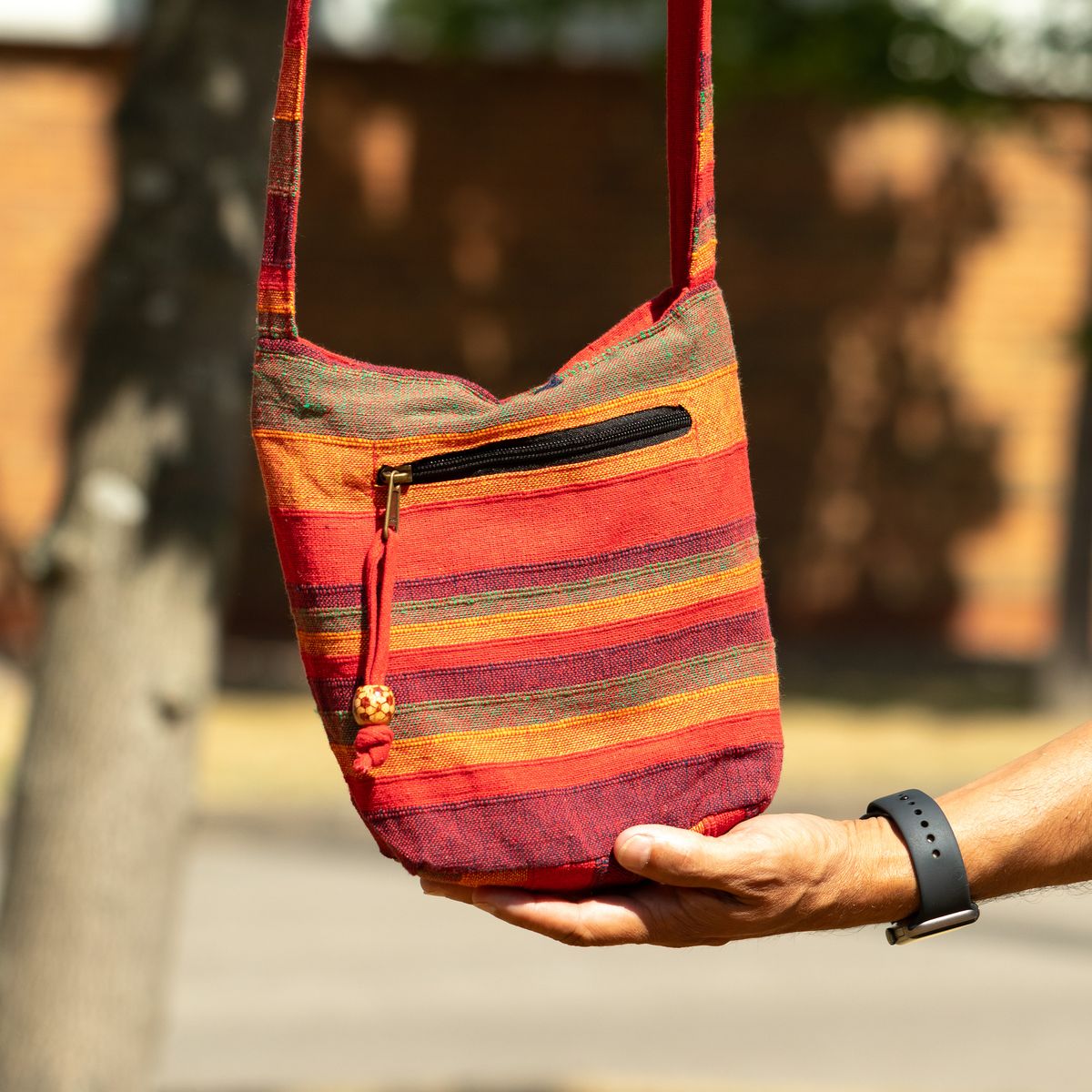 Nepal Sling Bag – Sunrise Orange
