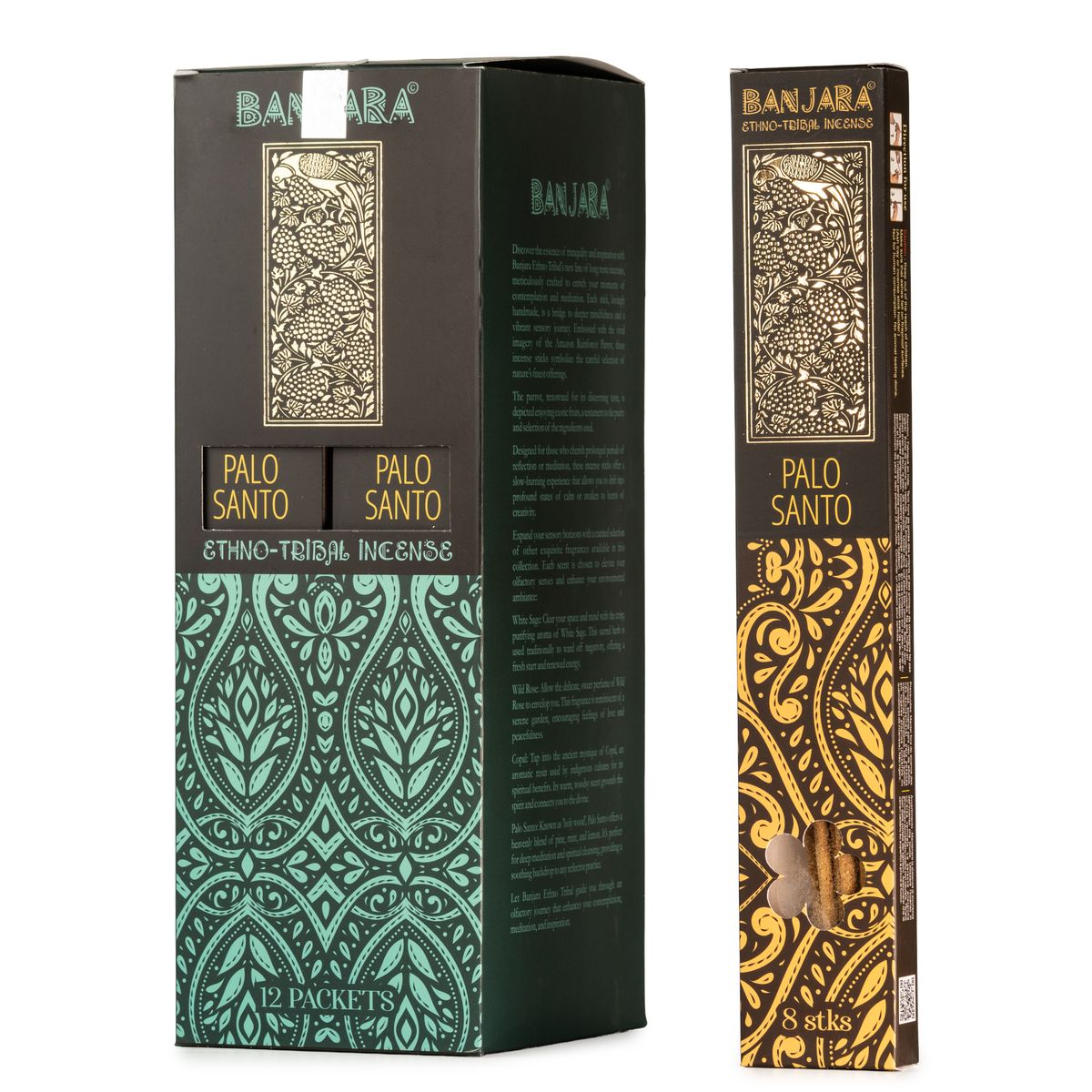 Banjara Extra Long Smudge Incense Sticks – Palo Santo