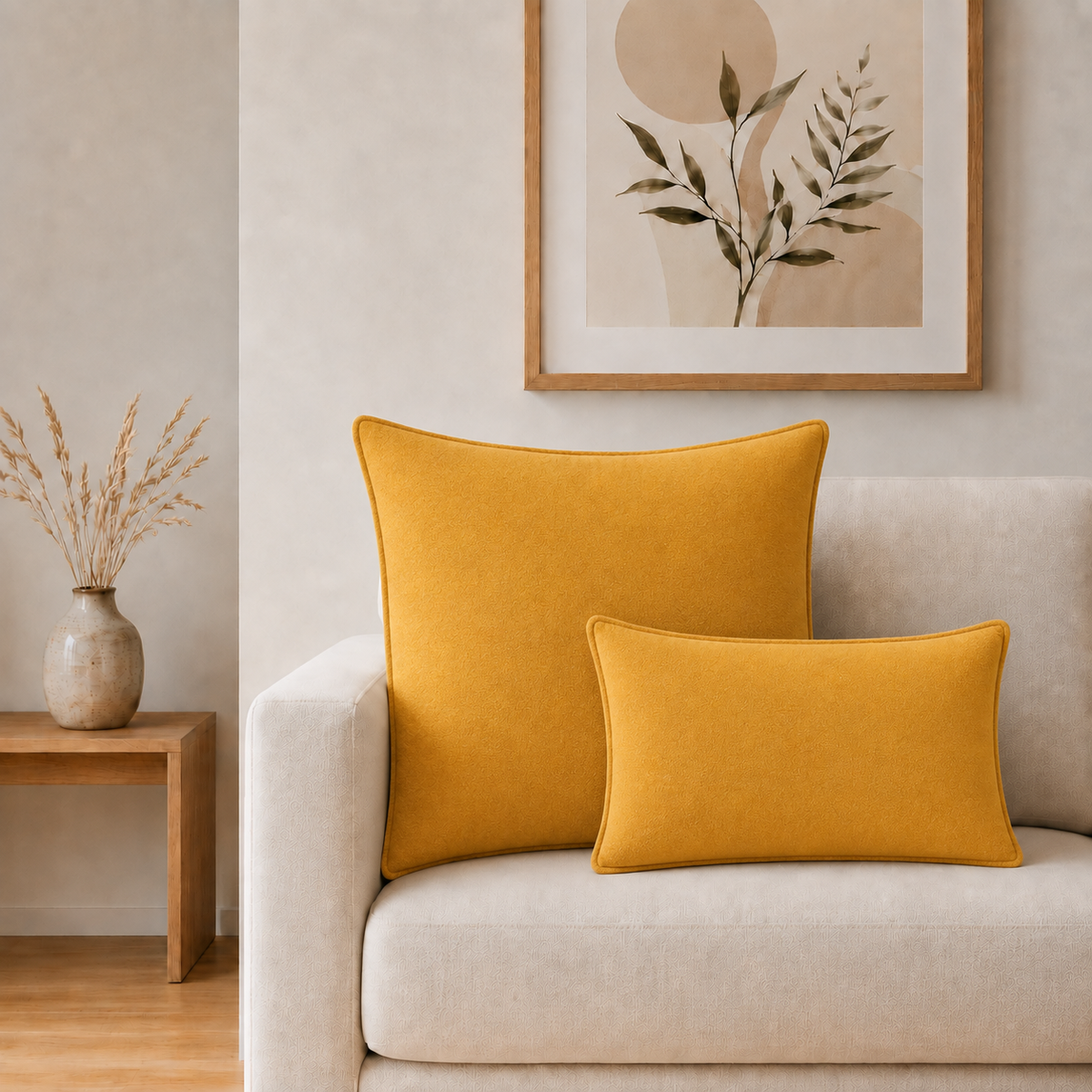 Classic Cushion Cover – Marigold Loom, Jumbo 60 x 60cm