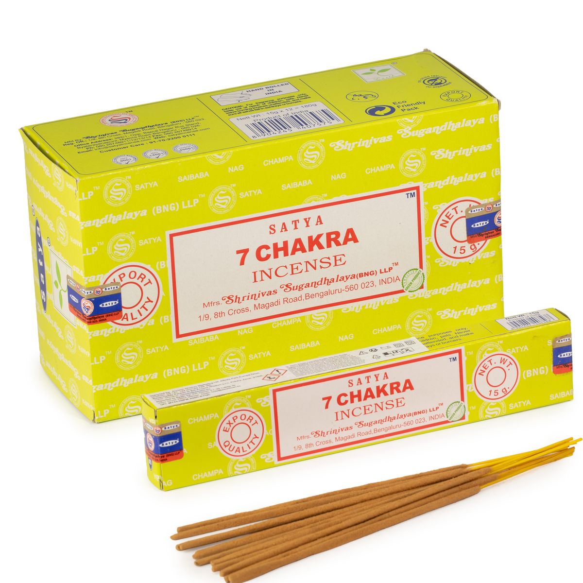 Satya 7 Chakra Incense Sticks – 15g