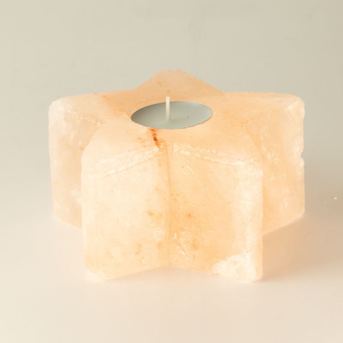 Himalayan Salt Candle Holder – Star