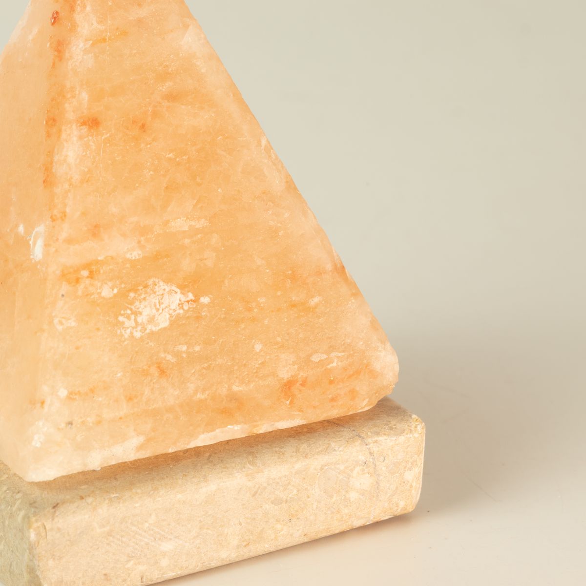 USB Pyramid Salt Lamp – Single Colour, 9cm