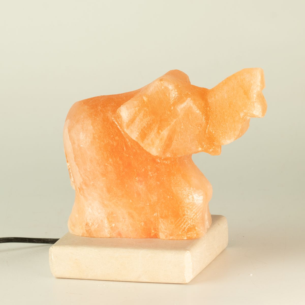 USB Himalayan Salt Lamp – Elephant, Multicolour
