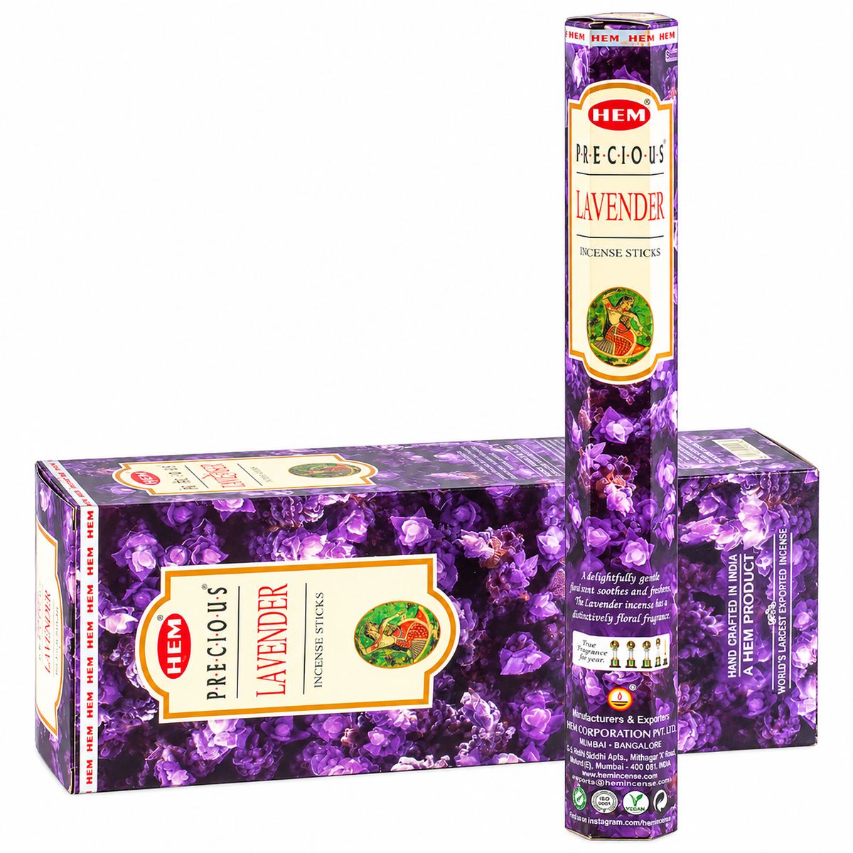 HEM Hexagonal Incense Sticks – Precious Lavender