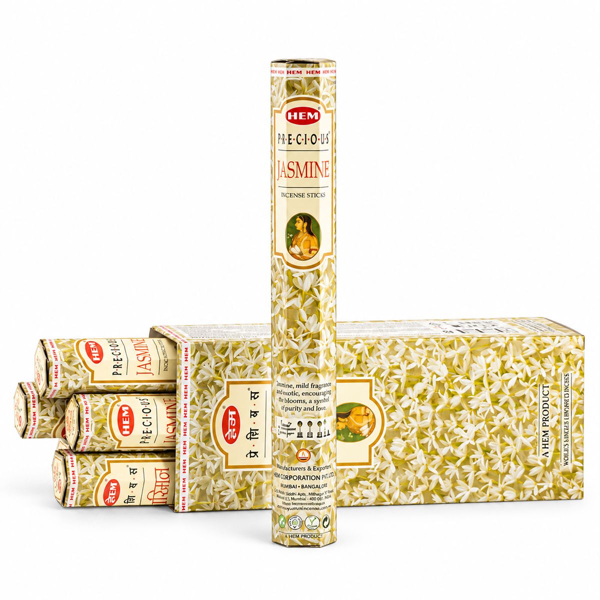 HEM Hexagonal Incense Sticks – Precious Jasmine