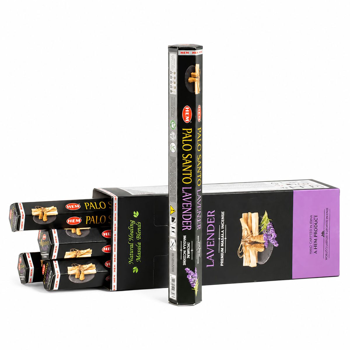 HEM Hexagonal Incense Sticks – Palo Santo Masala Lavender