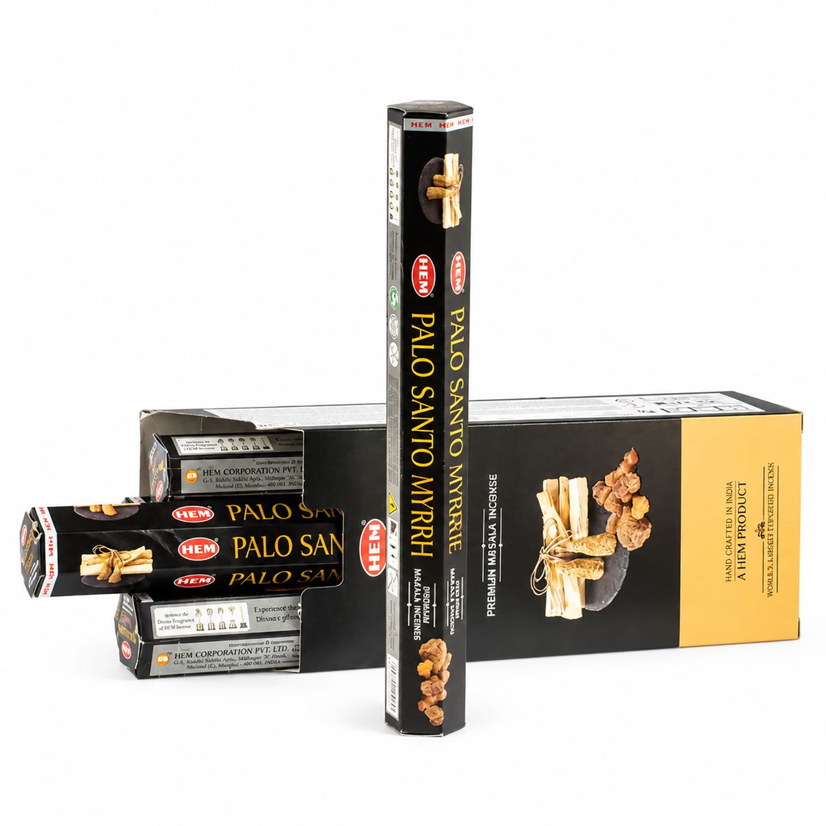 HEM Hexagonal Incense Sticks – Palo Santo Masala Myrrh