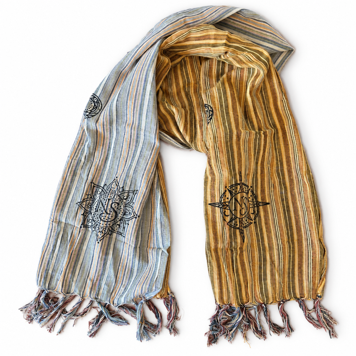 Nomad Sari Travel Blessing Scarf – Prayer Flags, 170x50cm