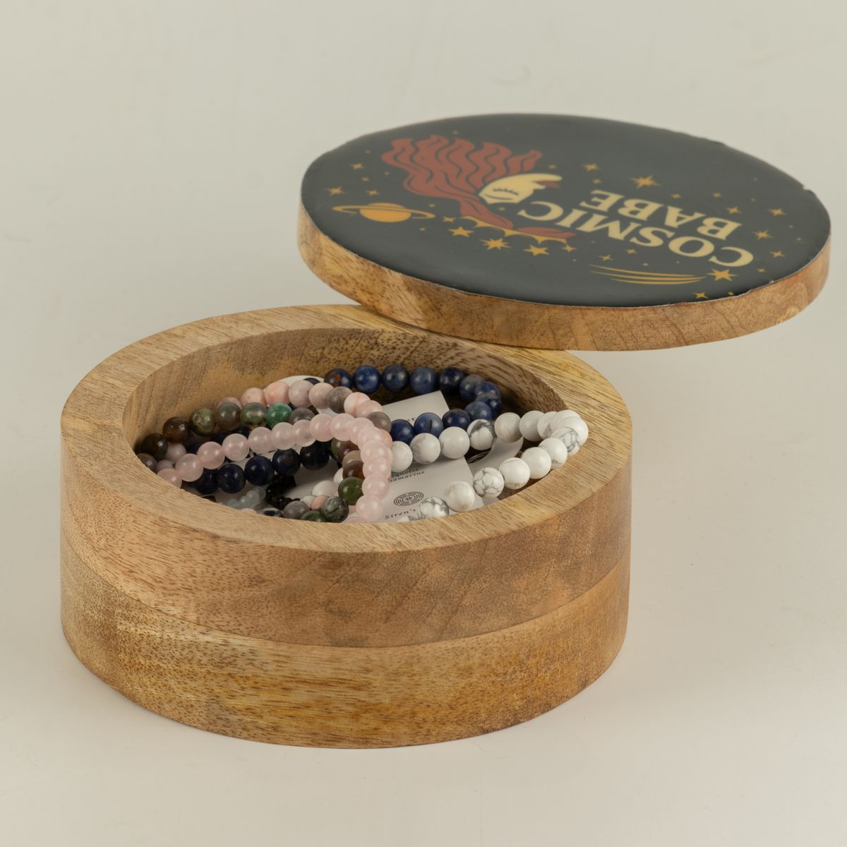 Round Enamelled Box – Cosmic Babe