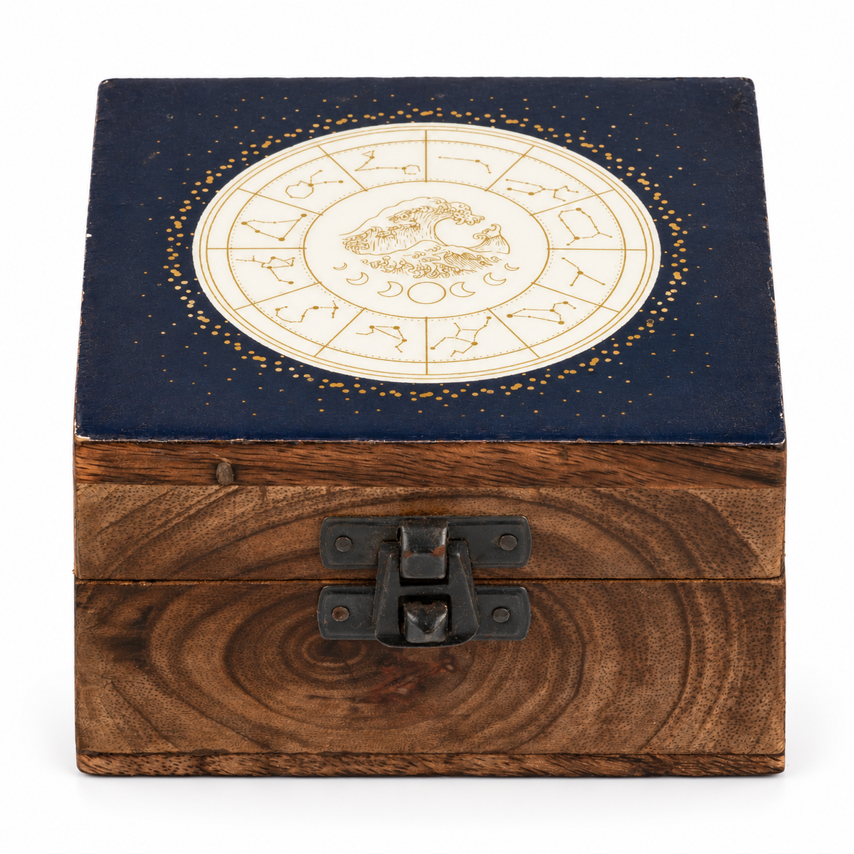 Small Enamelled Box – Aquarius