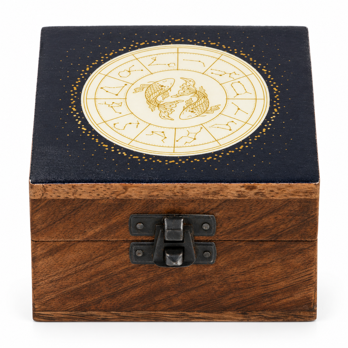 Small Enamelled Box – Pisces