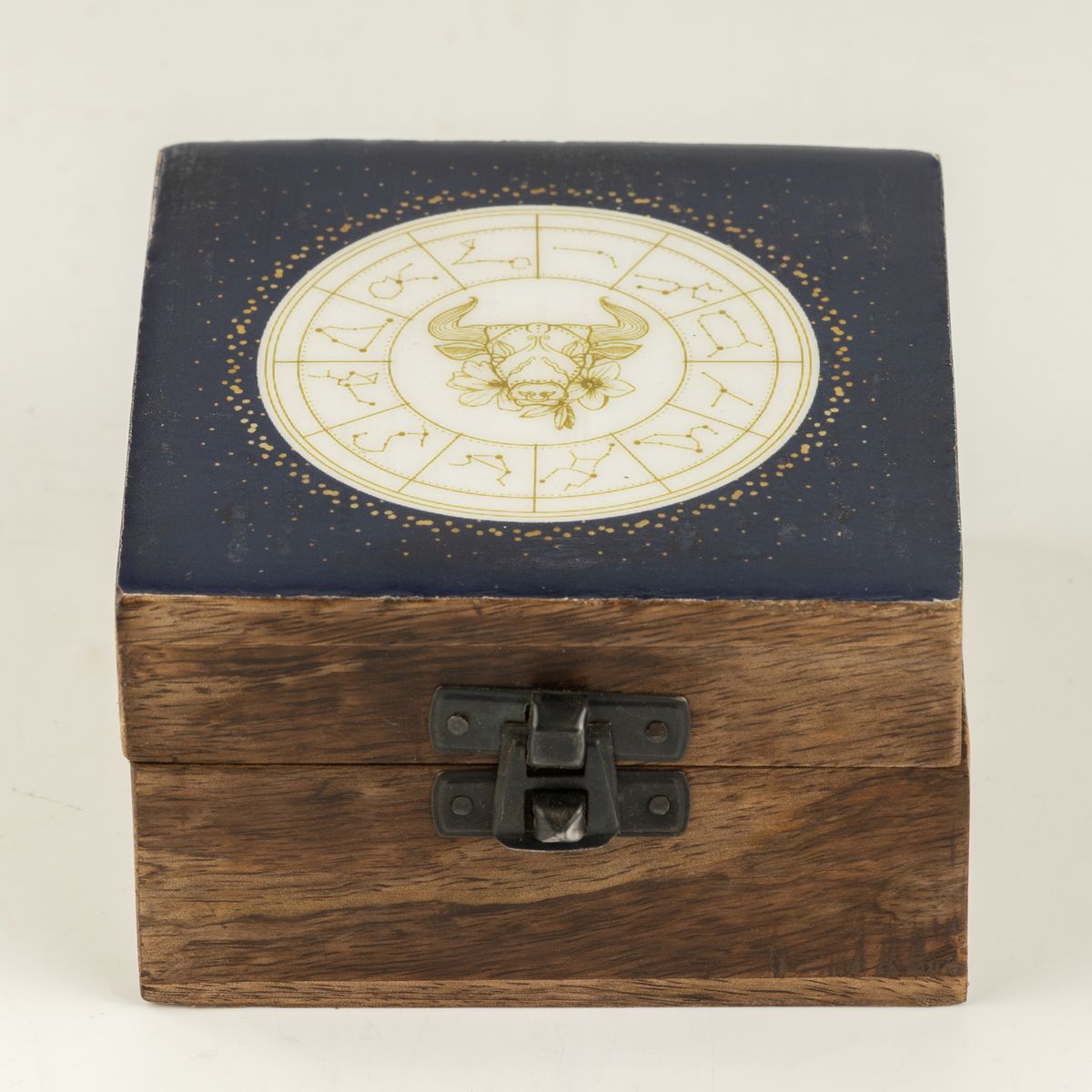 Small Enamelled Box – Taurus