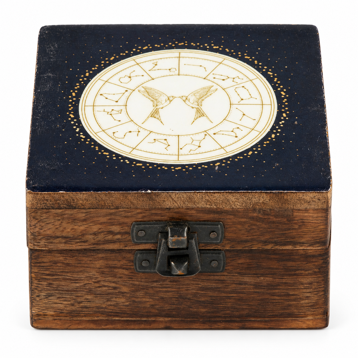 Small Enamelled Box – Gemini
