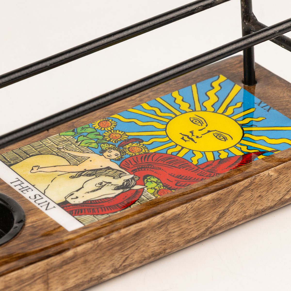 Large Enamelled Sage Stick Heater – The Sun
