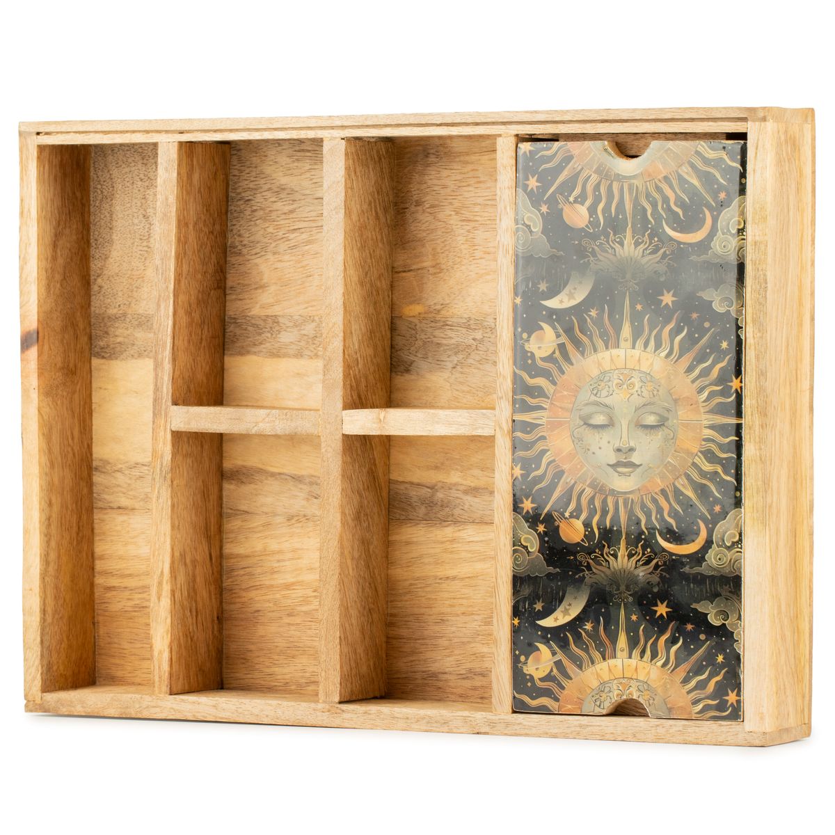 Sun Goddess Tarot Tray with Card Holder