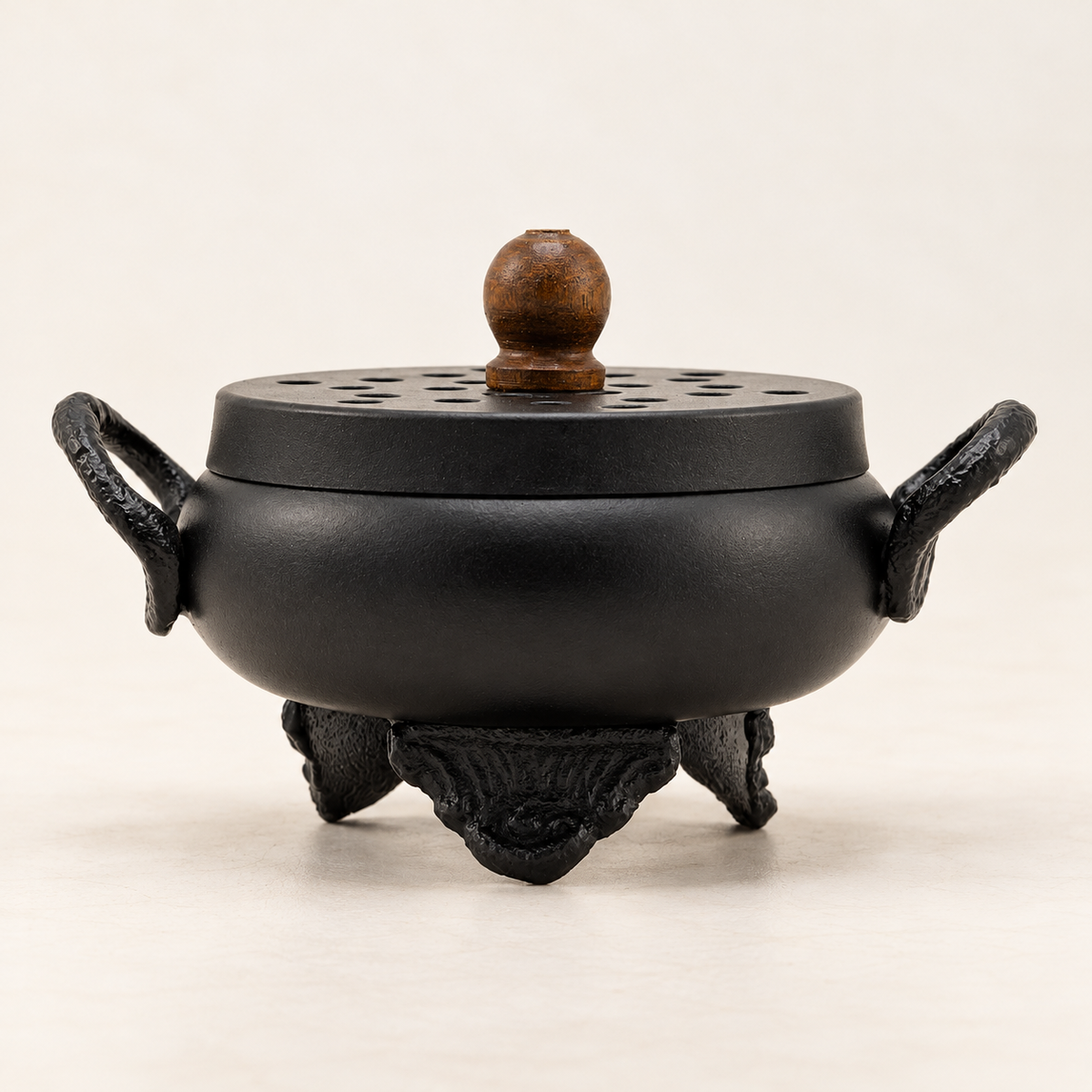 Classic Iron Cauldron Incense Burner
