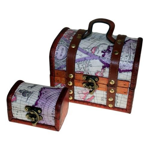 Colonial Boxes – Atlas Design, Set of 2