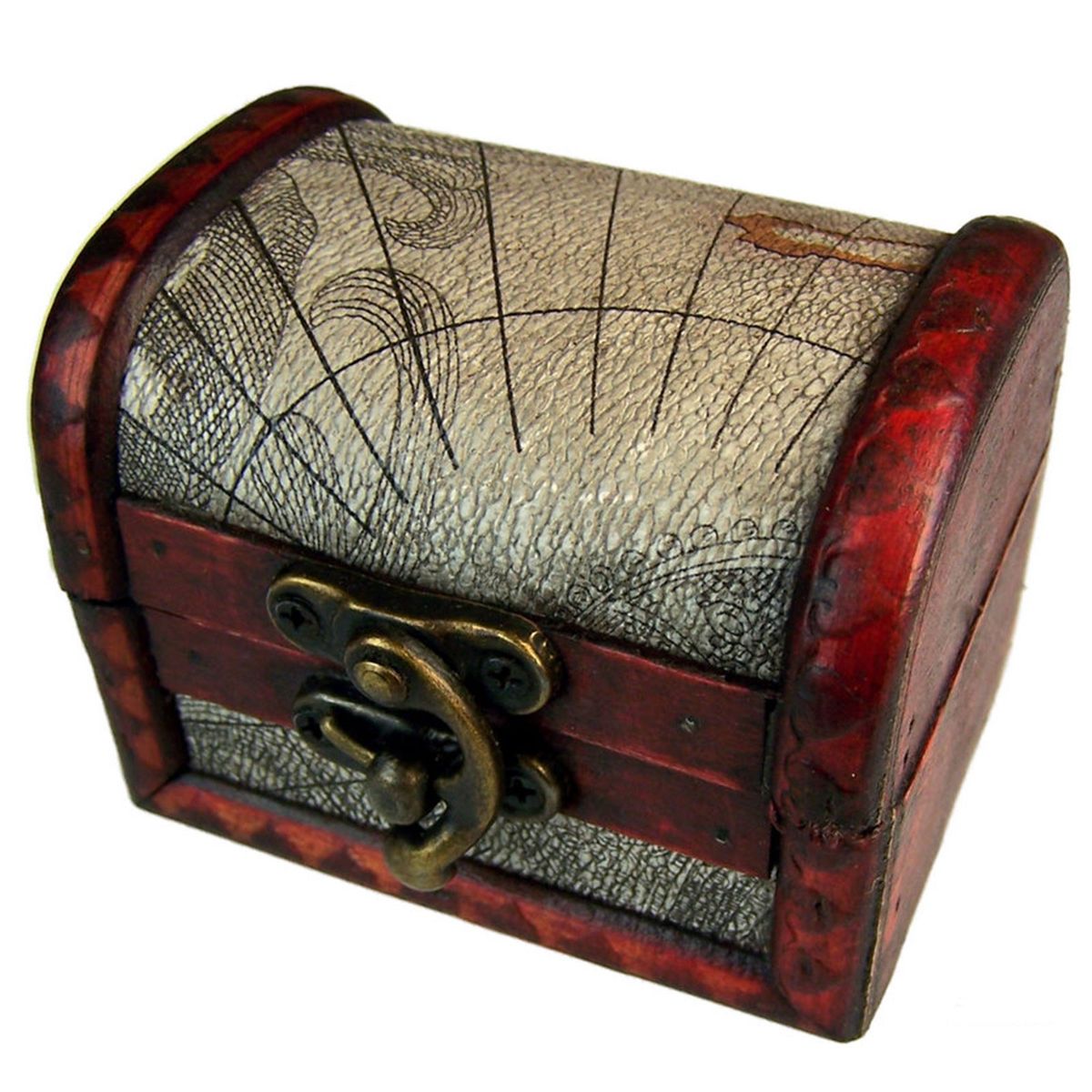 Colonial Trinket Box – Atlas Design, Medium