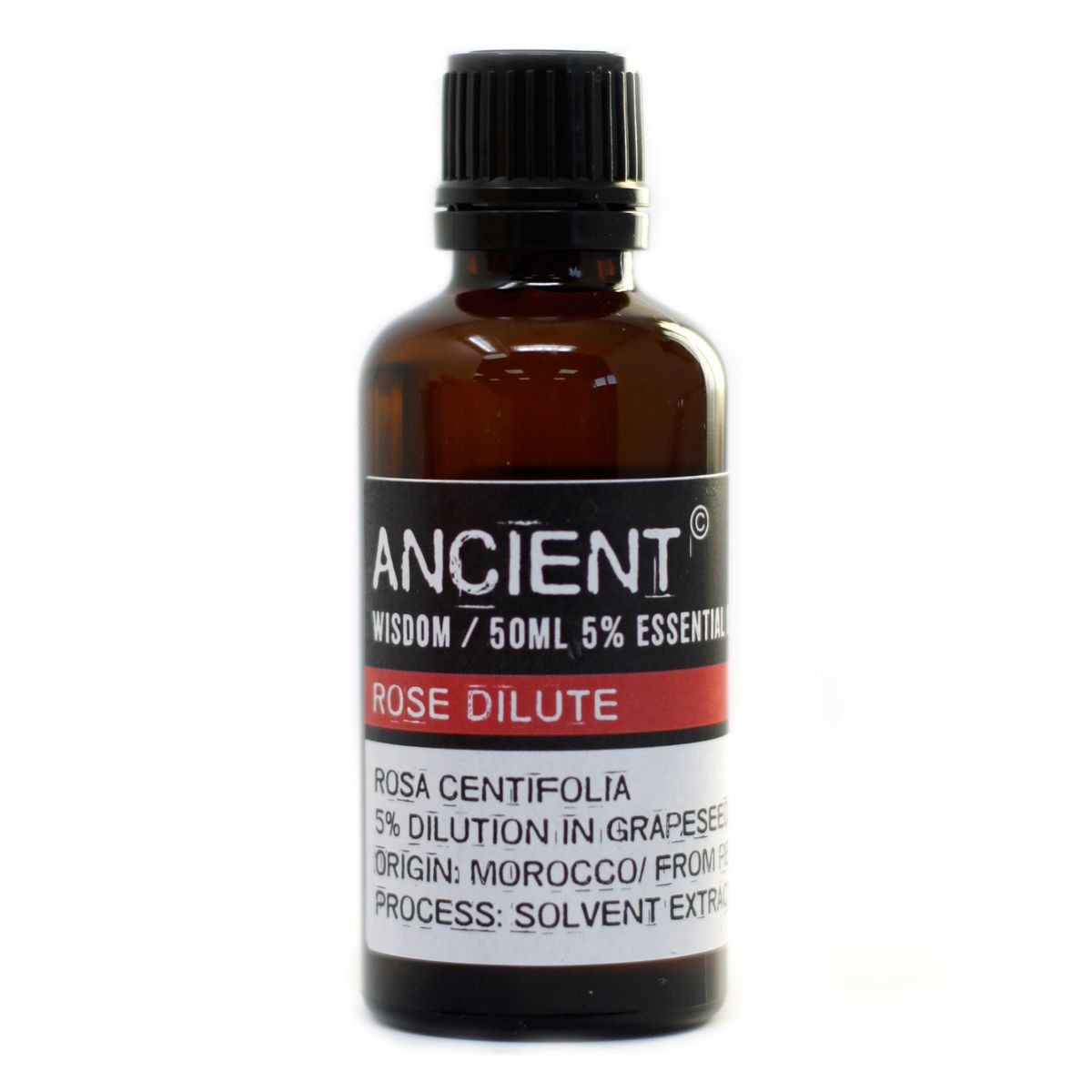 Rose Absolute in Grapeseed Oil – 5% Dilution, 50ml