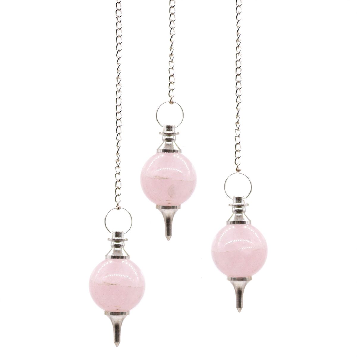 Rose Quartz Sphere Pendulum