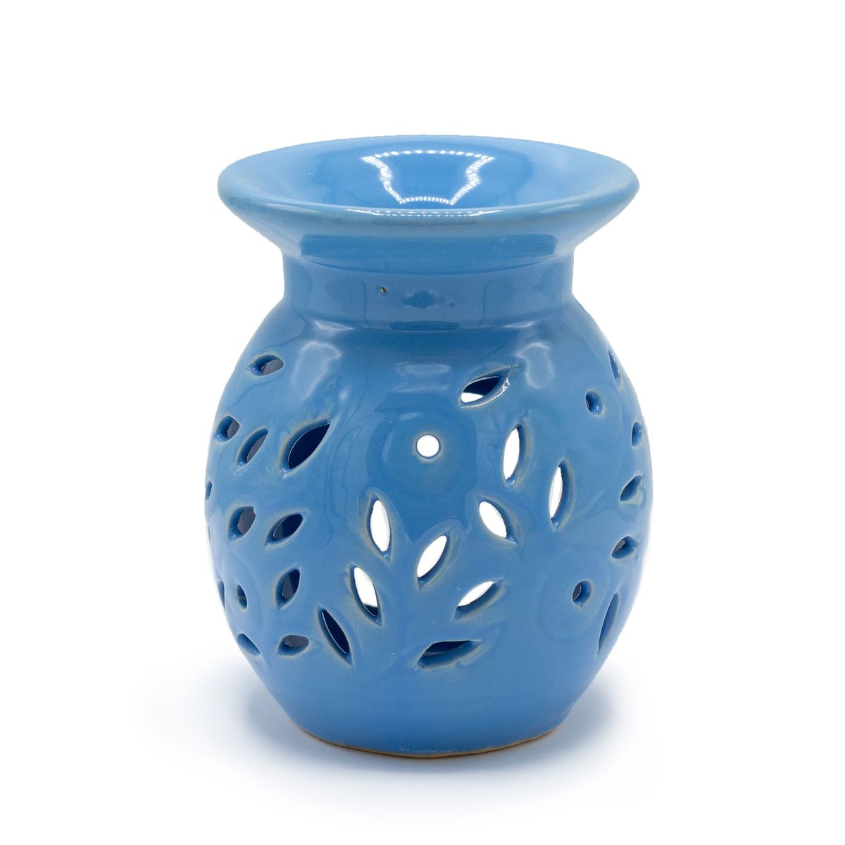 Floral Oil Burner – Blue