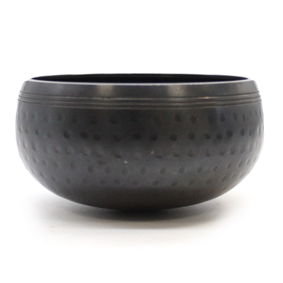 Black Beaten Singing Bowl – Small, 14cm