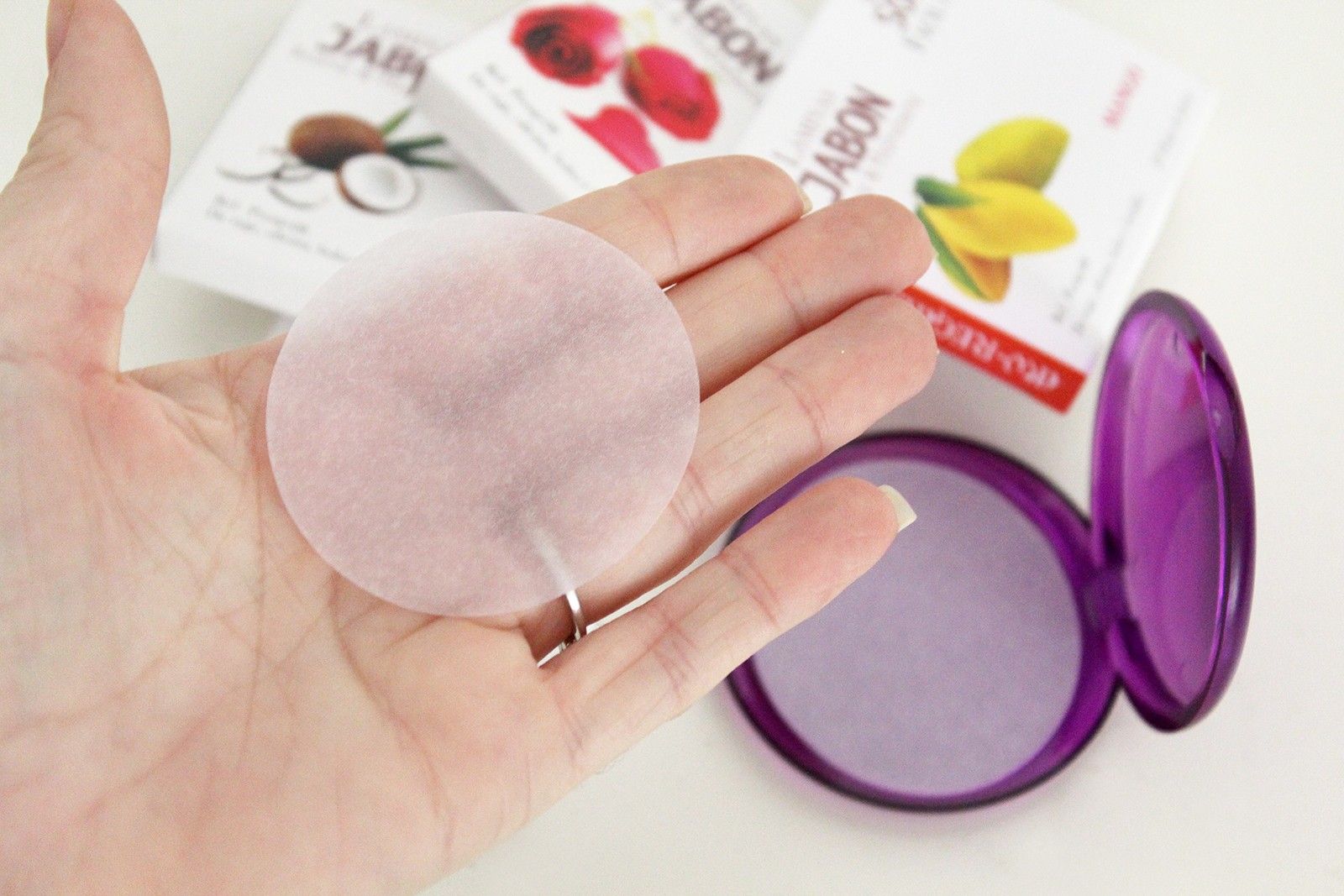 Paper Soap Sheets – Rose