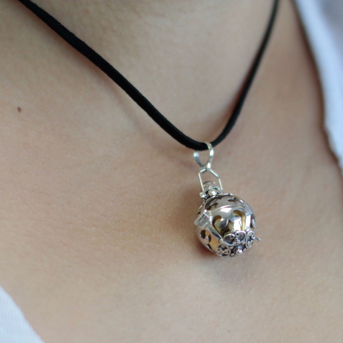 Silver Angel Bell – Dreams, 18mm