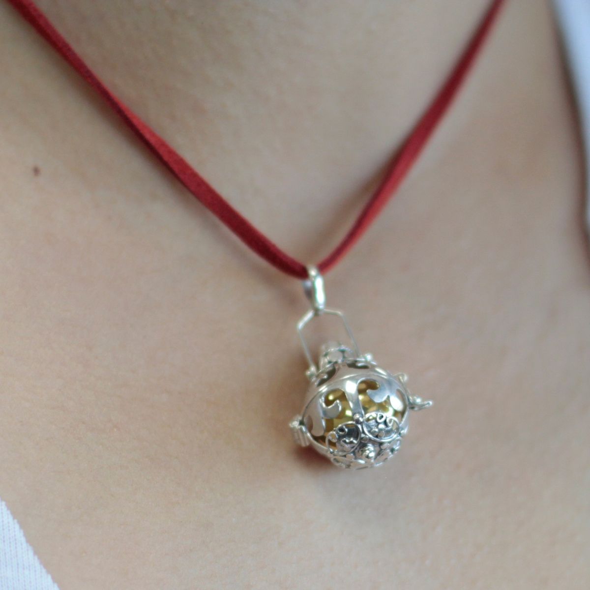 Silver Angel Bell – Magic, 18mm