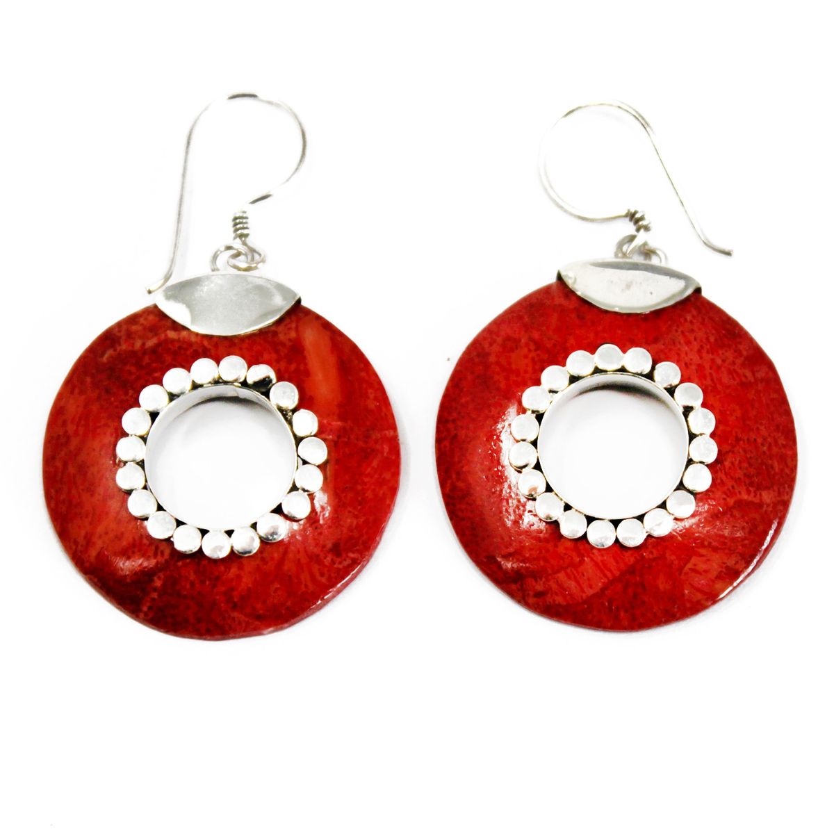 925 Silver Earrings – Doughnuts