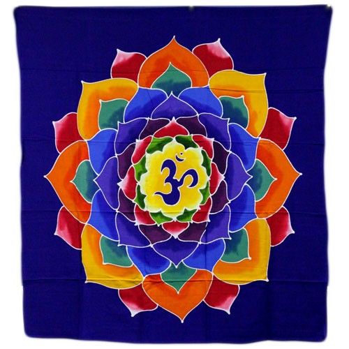 Om Flower of Life Batik Wall Hanging – 110x98cm