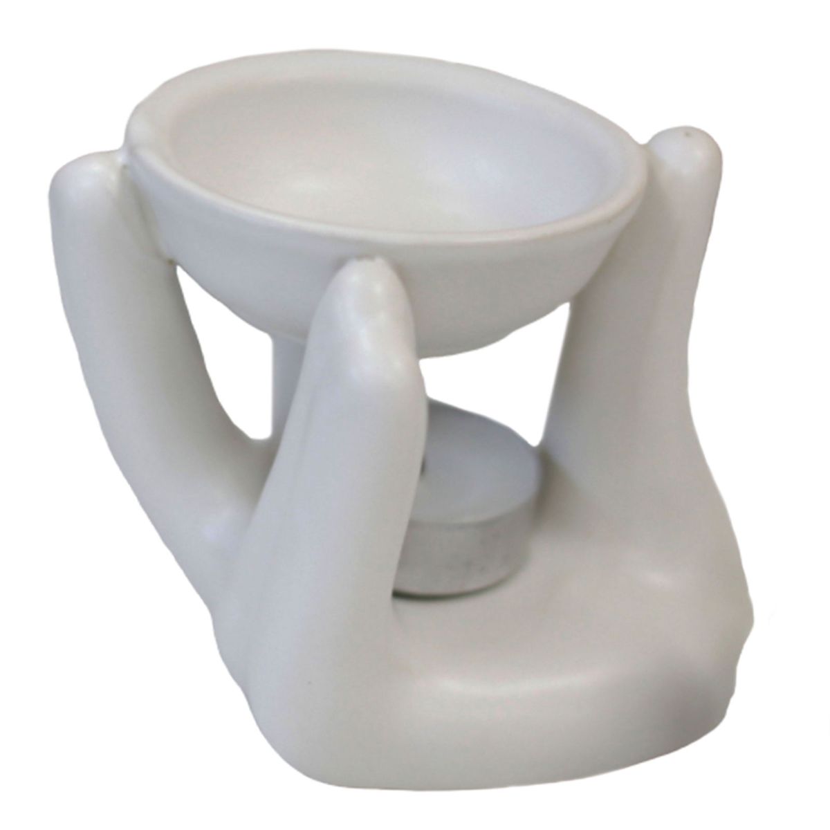 Helping Hand Ceramic Oil Burner – White