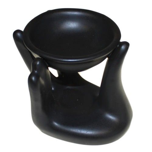 Helping Hand Ceramic Oil Burner – Black