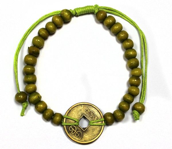 Feng Shui Good Luck Bracelet – Lime Green