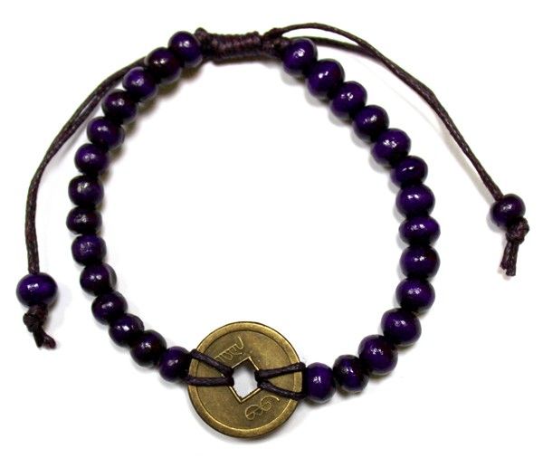 Feng Shui Good Luck Bracelet – Purple