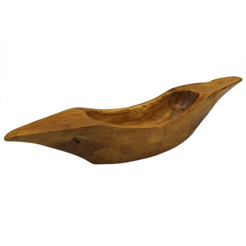 Greek Style Teak Bowl – 45cm