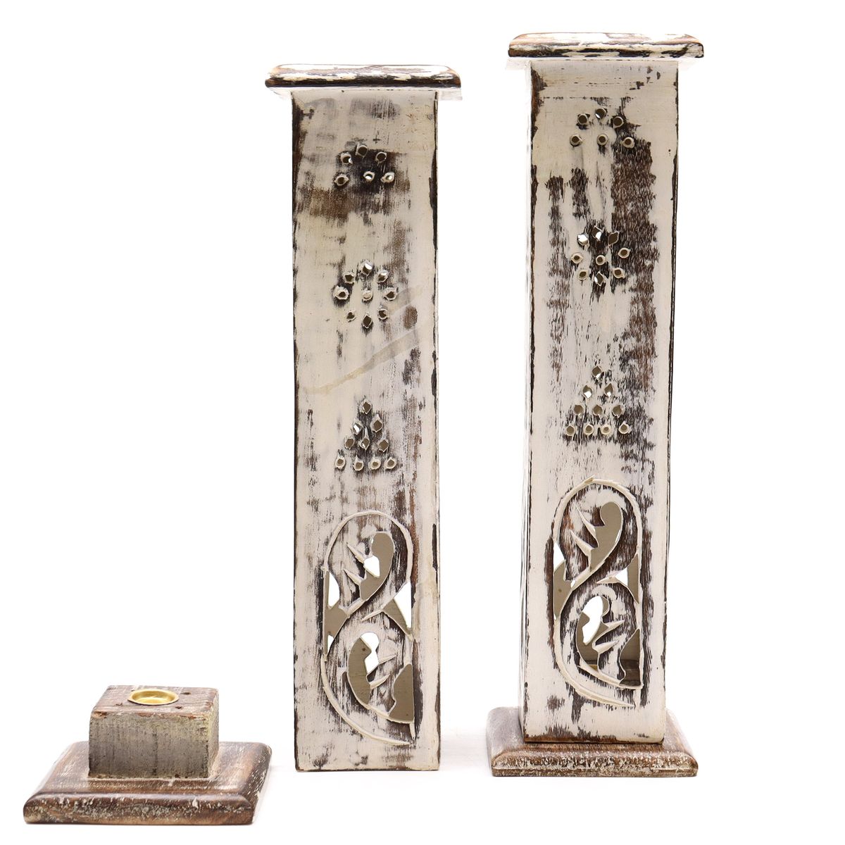 Smoke Tower Incense Burner – Square Design