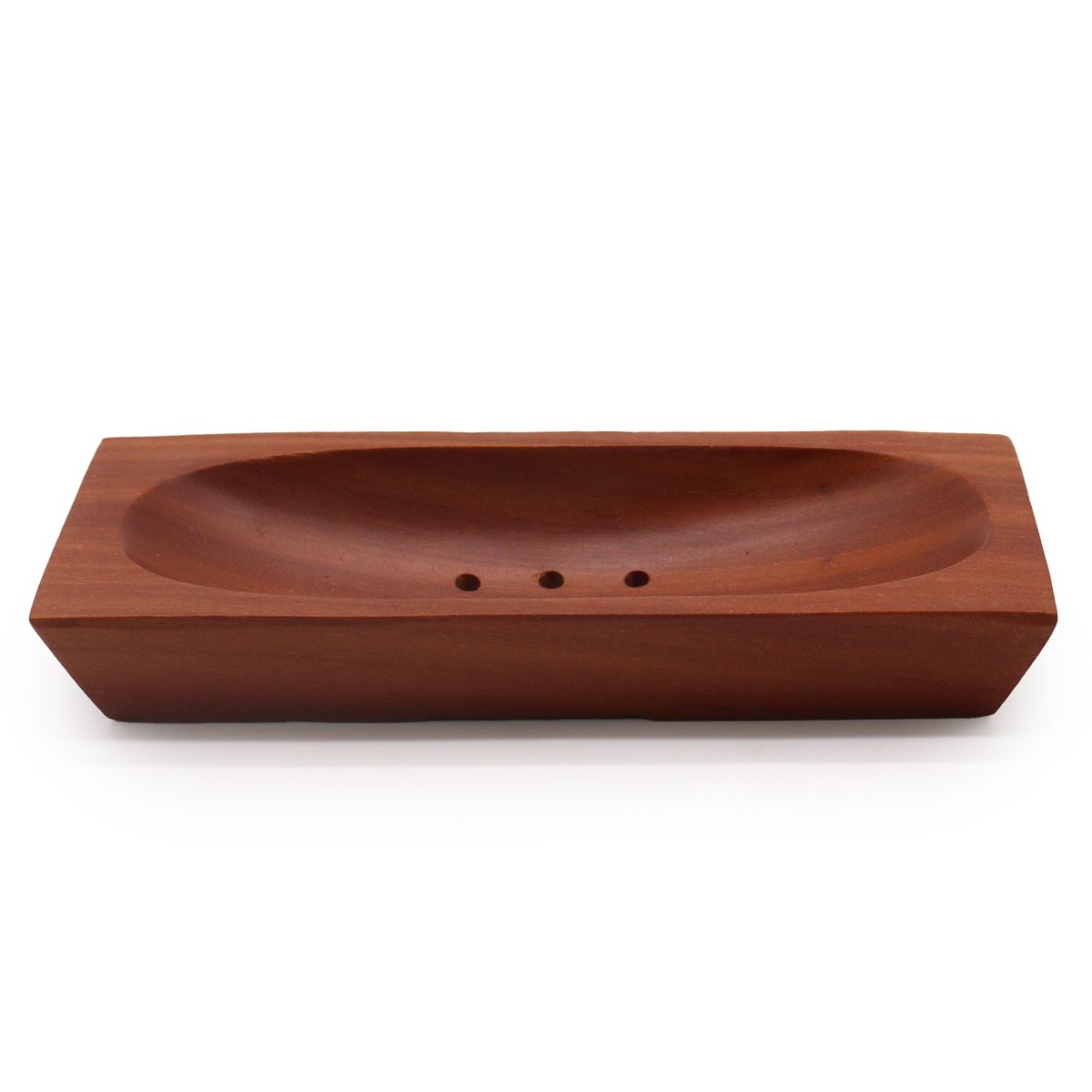 Classic Mahogany Soap Dish – Rectangle