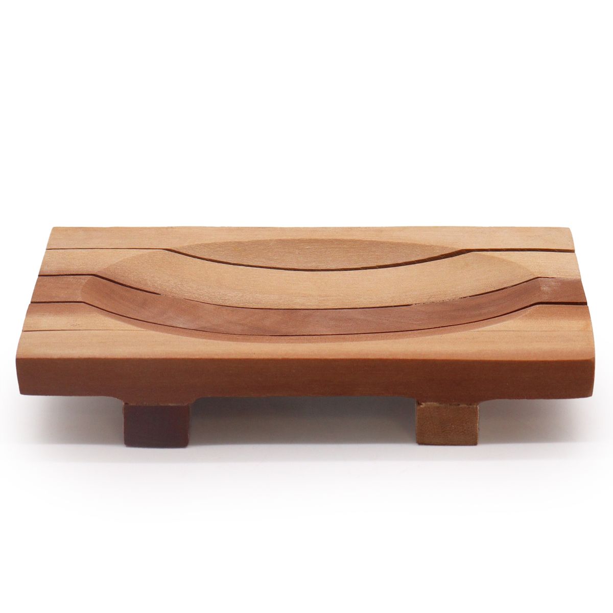 Classic Mahogany Soap Dish – Grid Drainer