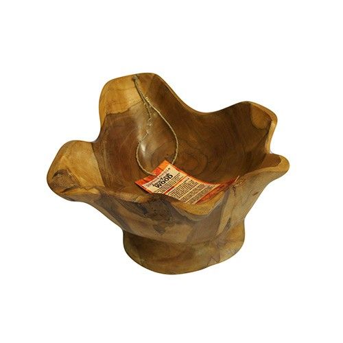 Teak Spiky Finger Bowl – 25cm