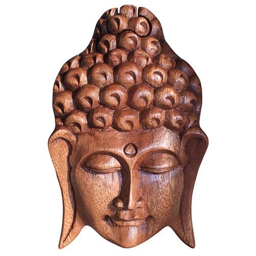 Bali Magic Box Wooden Puzzle Box – Buddha Head