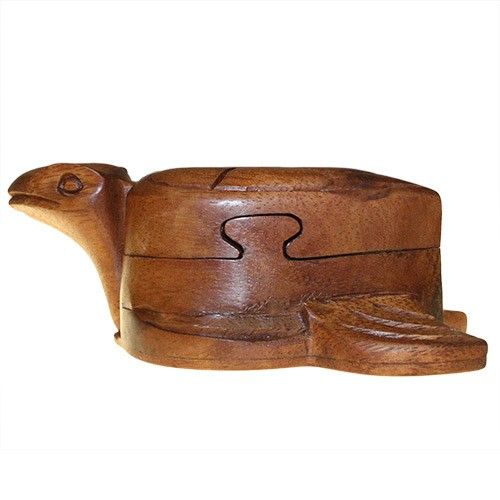 Bali Magic Box Wooden Puzzle Box – Tortoise