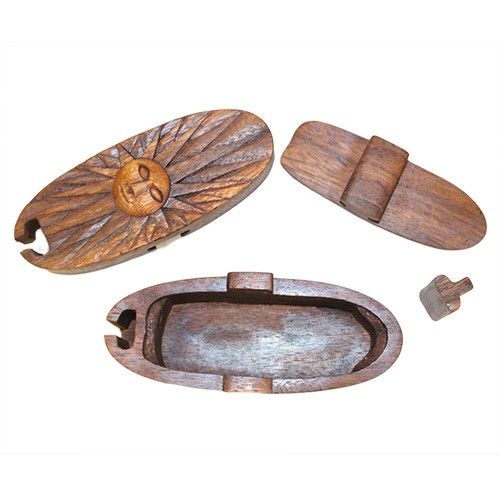 Bali Magic Box Wooden Puzzle Box – Sun