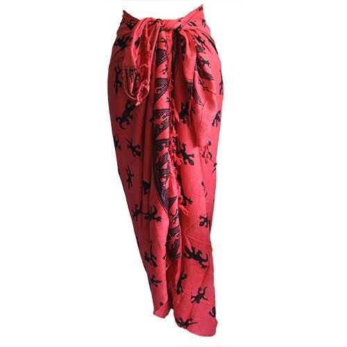 Bali Gecko Sarong – Pink