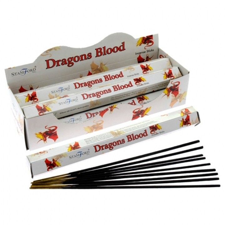 Stamford Dragon's Blood Premium Hexagonal Incense Sticks